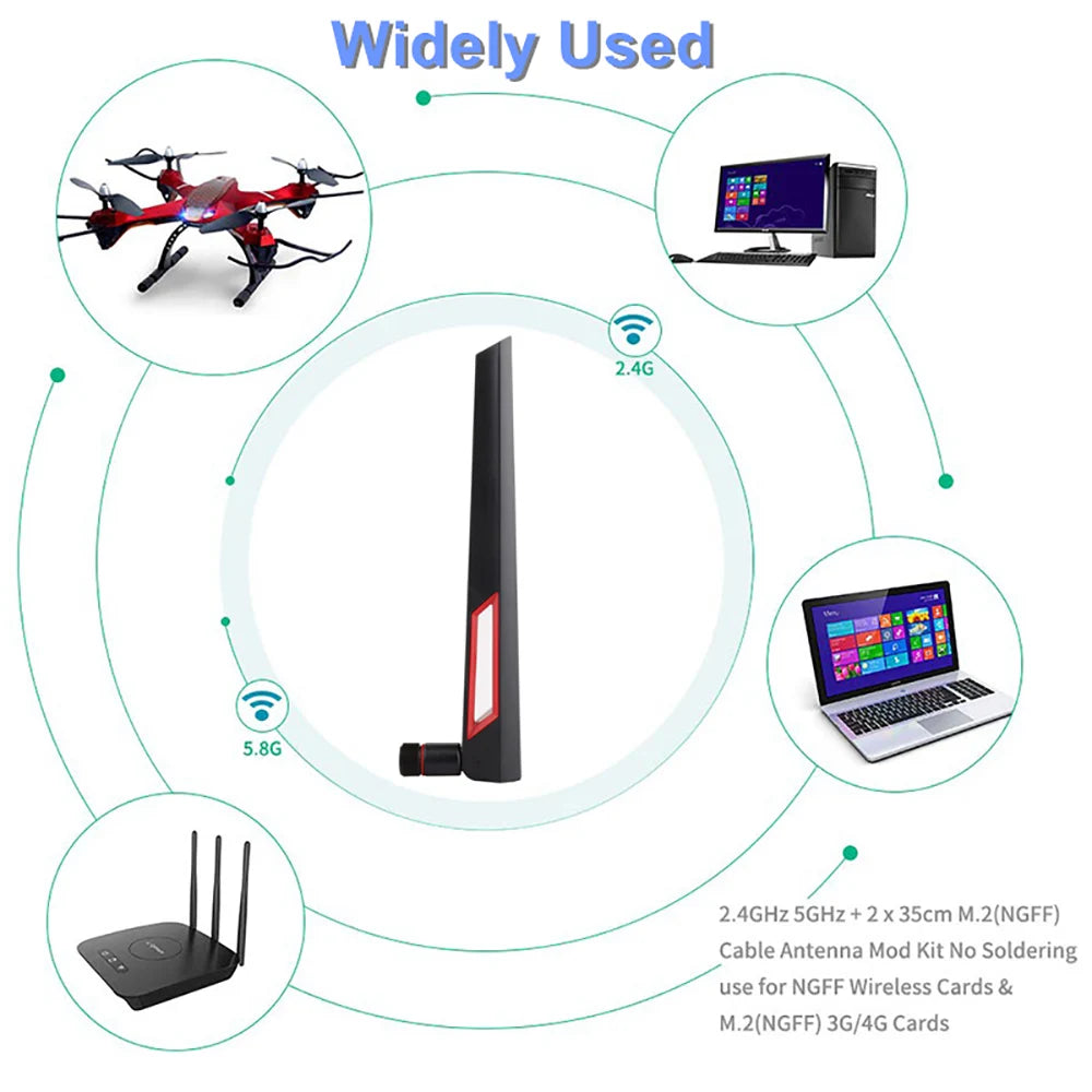 10dBi WiFi Antenna Signal Booster Universal for WLAN Router